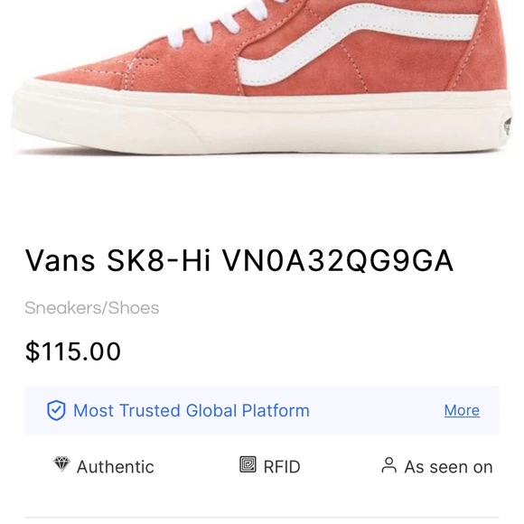 Vintage Vans! Worn like 2x and sat in closet for over a year! - Picture 8 of 8